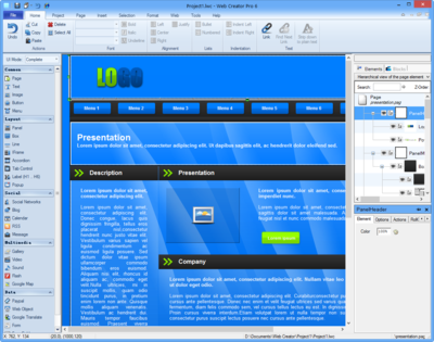 可视化网页制作软件(Web Creator Pro)